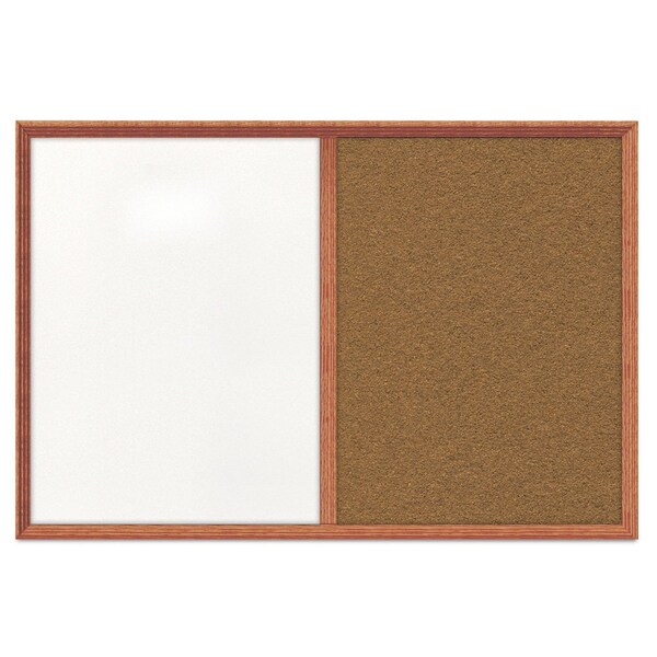 Enclosed Corkboard, 1 Door, 60"x36", 4" Fra